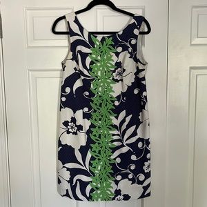Lilly Pulitzer Blue Shift Dress Size 8